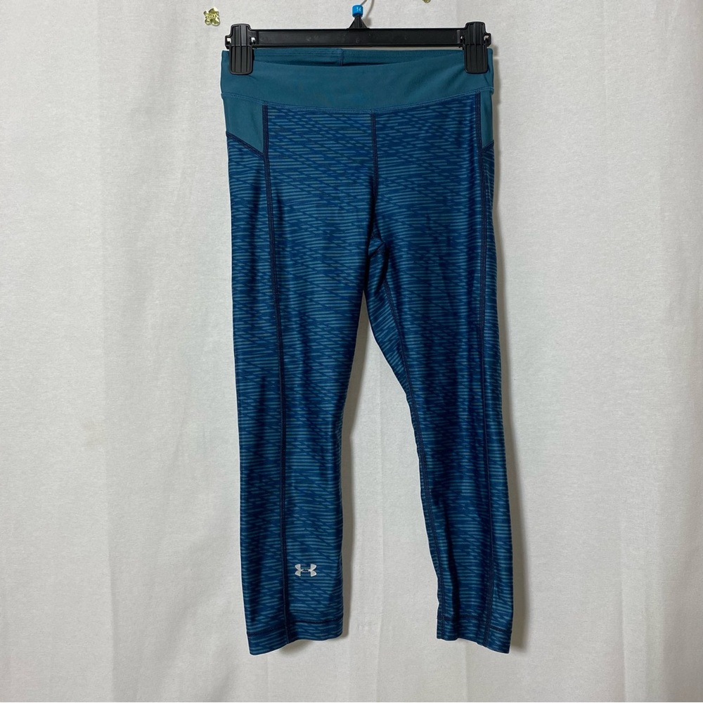 Under Armour Women’s Cropped Leggings Printed Capri Size S